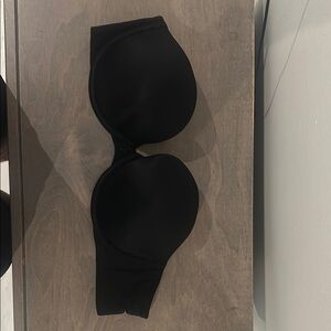 Black Strapless Bra